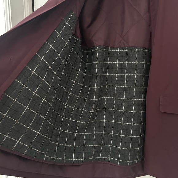 Women's Burgundy l.l. Bean Jacket - Picture 5 of 6